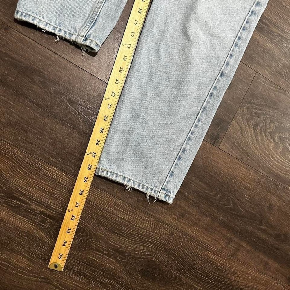 Vintage women's Levi's 550 light wash high rise tapered denim jeans pants - Picture 6 of 8